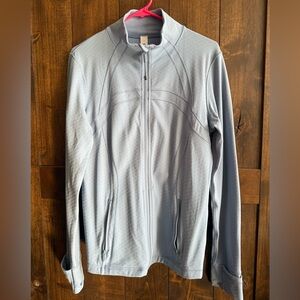Lululemon Athletica Light Blue Full-Zip Jacket
